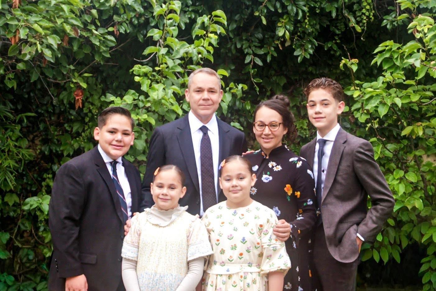 Pastor Gillespie and family